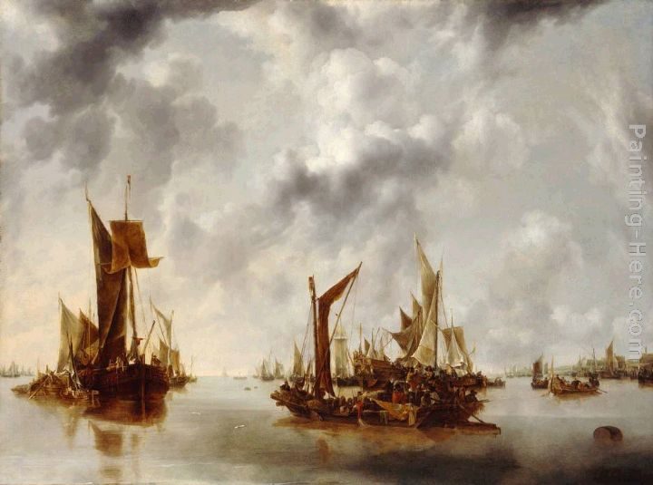 Jan van de Capelle A Calm